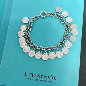 Authentic Tiffany & Co. Mini Round Charms Bracelet